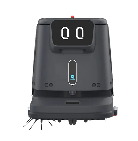 PUDU CC1 Pro Black 4-in-1 commercial floor cleaning robot